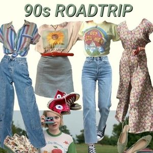 90s road trip style mystery box